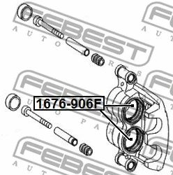 Piston, brake caliper