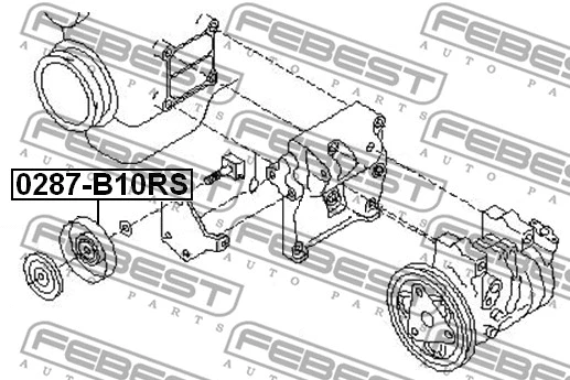 Tensioner Pulley, V-ribbed belt