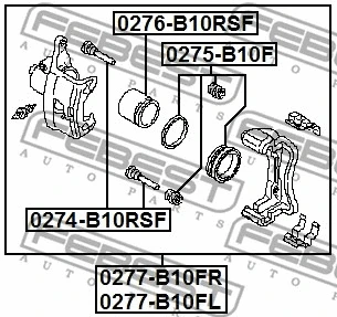 Repair Kit, brake caliper