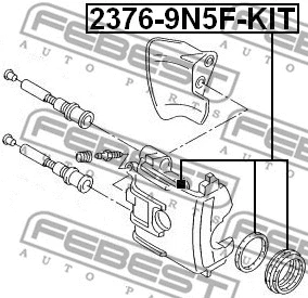 Repair Kit, brake caliper