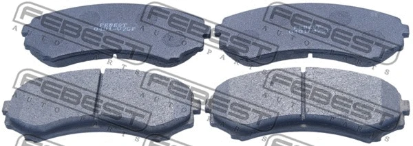 Brake Pad Set, disc brake (0401-V75F)