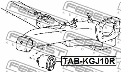 Bushing, axle beam