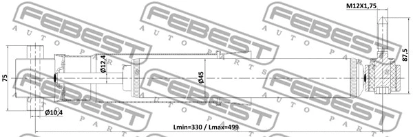 Shock Absorber (24110-001R)