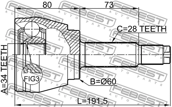 Joint Kit, drive shaft