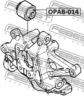 Mounting, control/trailing arm