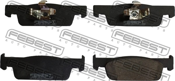 Brake Pad Set, disc brake (2401-CLIIVF)