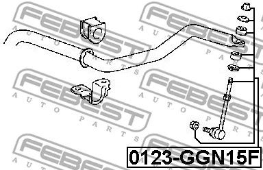 Link/Coupling Rod, stabiliser bar