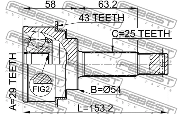 Joint Kit, drive shaft