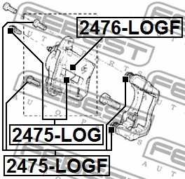 Piston, brake caliper