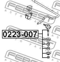 Link/Coupling Rod, stabiliser bar