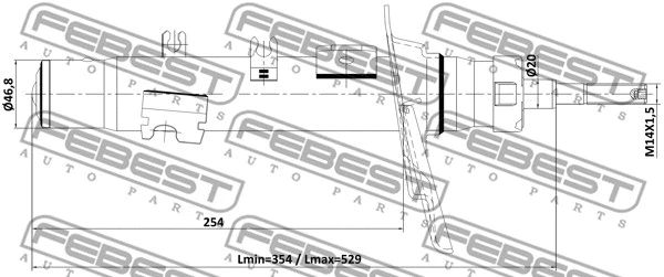 Shock Absorber (25110-010FR)
