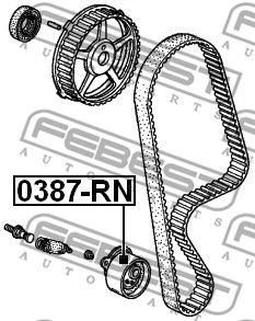 Tensioner Pulley, timing belt