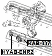 Mounting, control/trailing arm