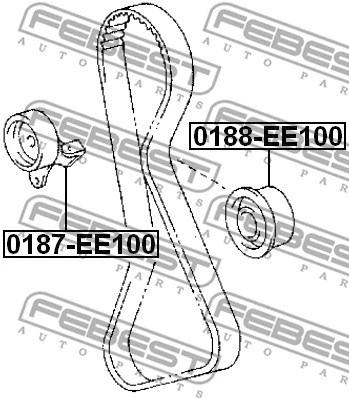 Deflection/Guide Pulley, timing belt
