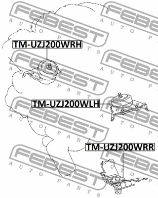 Mounting, engine