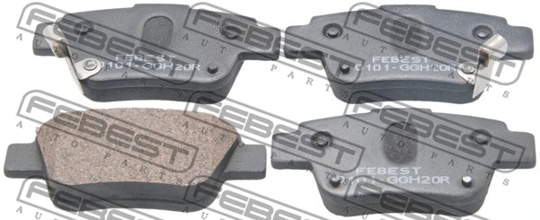 Brake Pad Set, disc brake (0101-GGH20R)
