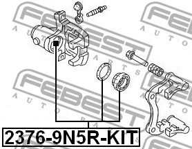 Repair Kit, brake caliper