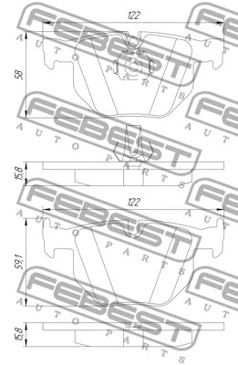 Brake Pad Set, disc brake