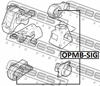 Mounting, engine