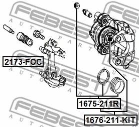 Repair Kit, brake caliper