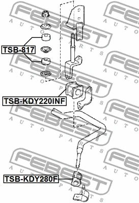 Mounting, stabiliser bar