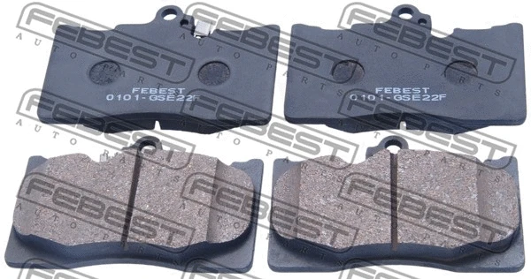 Brake Pad Set, disc brake (0101-GSE22F)