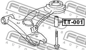 Sleeve, control arm mounting