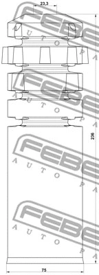 Dust Cover Kit, shock absorber