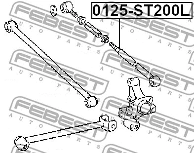 Control/Trailing Arm, wheel suspension