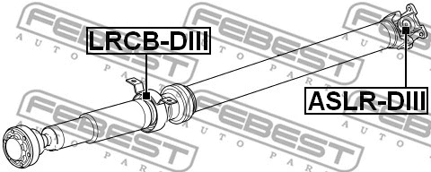 Bearing, propshaft centre bearing