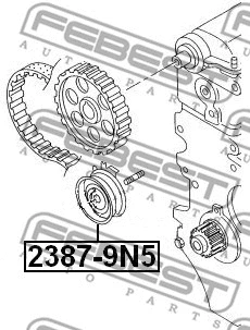 Tensioner Pulley, timing belt