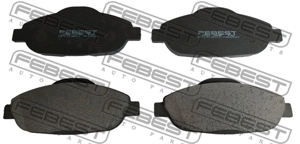 Brake Pad Set, disc brake (2501-308F)
