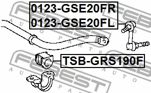 Link/Coupling Rod, stabiliser bar