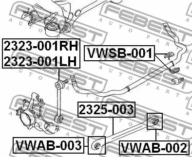 Link/Coupling Rod, stabiliser bar