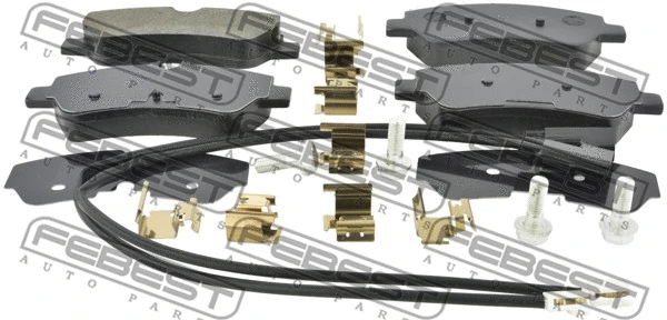 Brake Pad Set, disc brake (2101-TTFR)