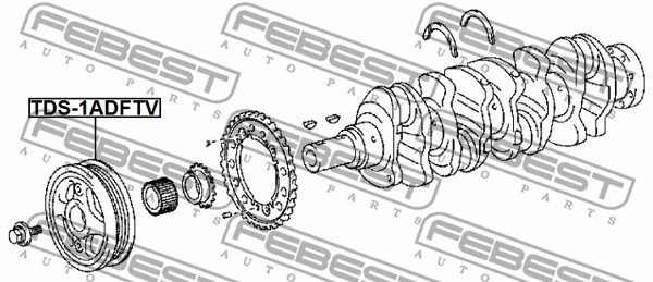 Belt Pulley, crankshaft