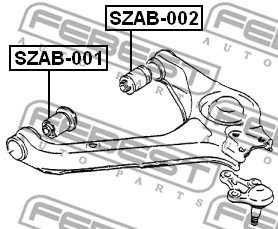 Mounting, control/trailing arm