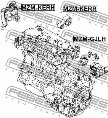 Mounting, engine