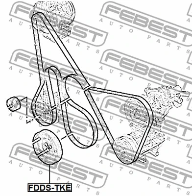 Belt Pulley, crankshaft