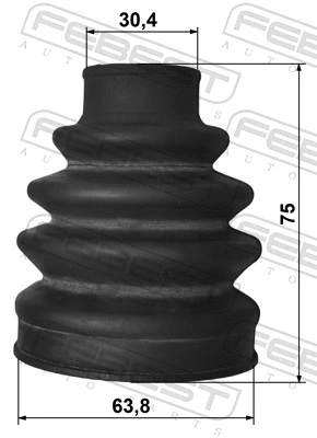 Bellow, drive shaft (1617-204)
