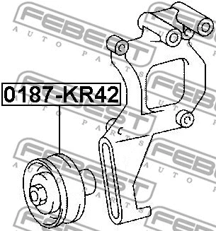 Tensioner Pulley, V-ribbed belt
