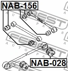 Mounting, control/trailing arm