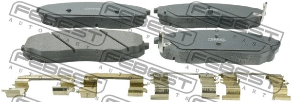 Brake Pad Set, disc brake (2201-SORF)