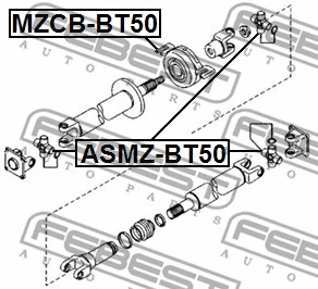 Bearing, propshaft centre bearing