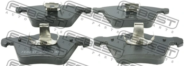 Brake Pad Set, disc brake (2701-XC90F)