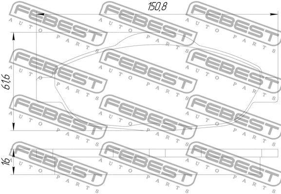 Brake Pad Set, disc brake