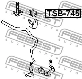 Mounting, stabiliser bar