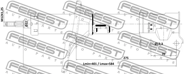 Shock Absorber (12110-018FL)