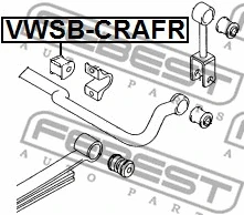 Mounting, stabiliser bar
