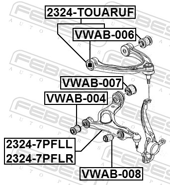 Control/Trailing Arm, wheel suspension